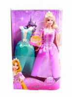 Mattel X9360 Кукла Принцесса Disney с дополнительным нарядом, Рапунцель