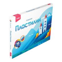 LORI Плк-006 Набор для творчества LORI Пластилин Классика 16 цветов по 20 гр без европодвеса