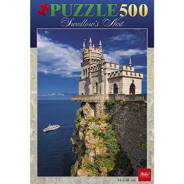 Hatber 500ПЗ2-11540 ПАЗЛЫ 500 элементов А2ф 340х460мм Романтический замок Hatber 500ПЗ2-11540 ПАЗЛЫ 500 элементов А2ф 340х460мм Романтический замок