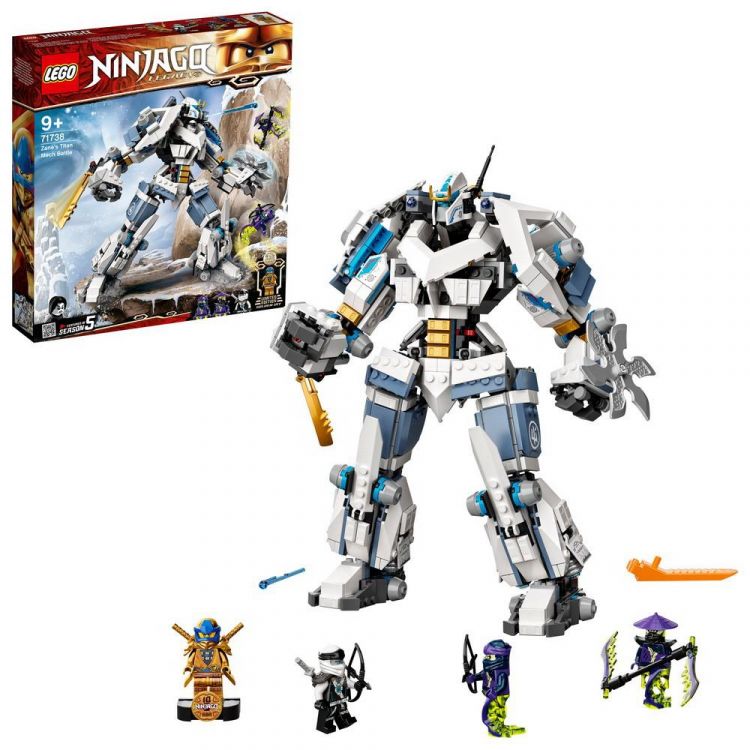 LEGO (Лего) 71738-L Конструктор LEGO Ninjago Битва с роботом Зейна