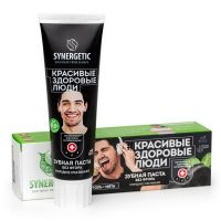 SYNERGETIC 201006 Зубная паста SYNERGETIC Природное отбеливание 100гр