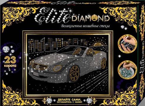Лапландия 45719 Набор для творчества Серия Стразы "Elite Diamond" Автомобиль