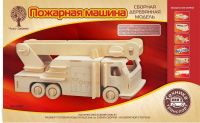 Чудо-Дерево P103 Сборная деревянная модель Чудо-Дерево Спецтехника Пожарная машина