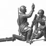 Звезда 3651 Сборная модель Советский мотоцикл М-72 с минометом, 1:35