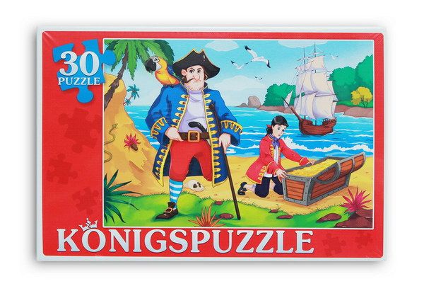 Konigspuzzle ПК30-5766 Пазл Пиратский остров, 30 элементов