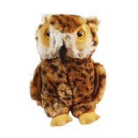 Мягкая игрушка Keel toys сова 25 см, коричневая