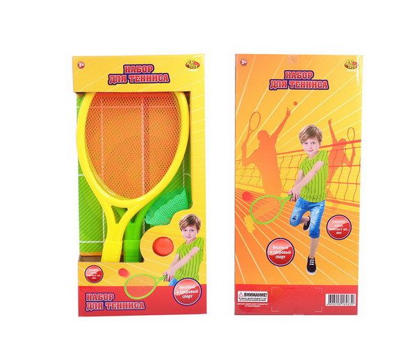 ABtoys (АБтойс) S-00160 Игра активная "Теннис и бадминтон", в комплекте 2 ракетки, мяч и воланчик, 19x3.5x37.5 ABtoys (АБтойс) S-00160 Игра активная "Теннис и бадминтон", в комплекте 2 ракетки, мяч и воланчик, 19x3.5x37.5