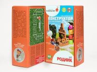 Конструктор "РОДНИК" из настоящих кирпичиков (163 деталей)