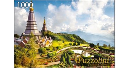 Puzzolini 9922 Пазл Храмы Таиланда, 1000 элементов