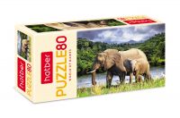 Hatber 80ПЗ5-19301 Пазл Hatber Animals 80 элементов А5 формат 230Х165мм