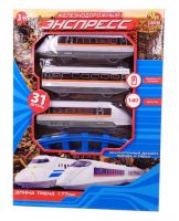 ABtoys C-00198 Железная дорога "Экспресс", 177 см, 31 предмет