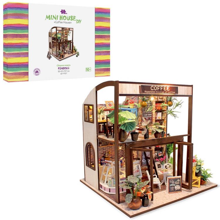 Hobby Day M027 Сборная модель Hobby Day Румбокс Mini house Coffee house
