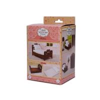 ЯиГрушка 59416 Спальня (кровать с подушкой и матрасом)(коричневый)