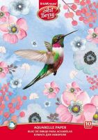 ErichKrause 45436EK Альбом для рисования с бумагой для акварели на клею ArtBerryColibri, А4, 10 листов