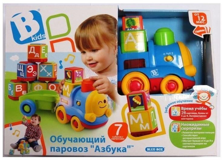 B Kids 004357 Обучающий паровоз «Азбука»