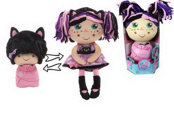1Toy 13639 Кукла Девчушка-вывернушка 2-в-1, Танюшка