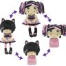 1Toy 13639 Кукла Девчушка-вывернушка 2-в-1, Танюшка