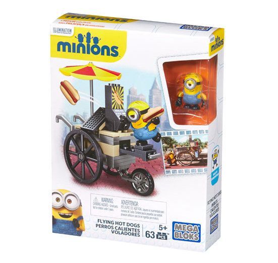 Mega bloks CNF51 Конструктор Миньоны «Летающие хот-доги»