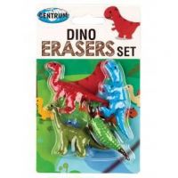Centrum 80764 Набор ластиков DINO из синтет.каучука, 4шт в блистере