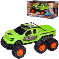 Junfa WC-11575 Машинка Junfa Джип-внедорожник 6х6 Дорожный зверь 1:14, зеленая