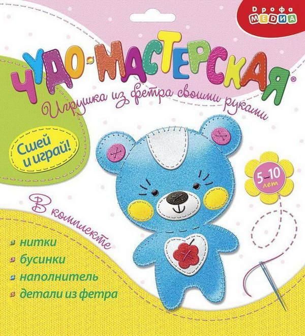 Дрофа-Медиа 3371 Игрушка из фетра своими руками. Мишка