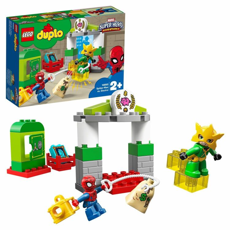 Lego Duplo Super Heroes 10893 Конструктор Лего Дупло Супергерои Человек-паук против Электро, 29 деталей