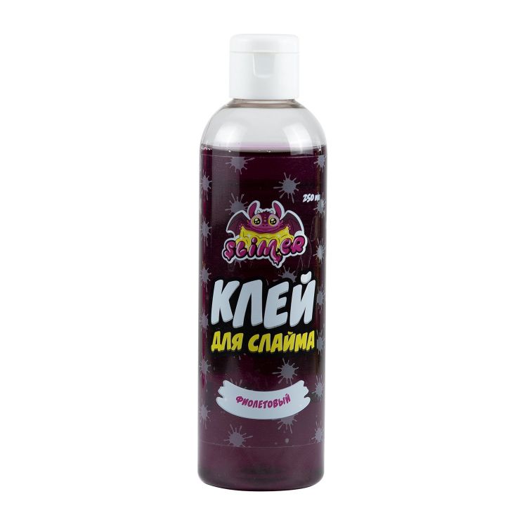 Slimer SSS2-12 Клей канцелярский для слаймов, фиолетовый, 250 мл