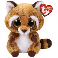 TY 36941 Beanie Boo's Мягкая игрушка Енот Rusty,15 см