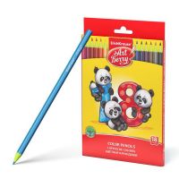 ErichKrause 46429ЕК Пластиковые цветные карандаши шестигранные ArtBerry, 18 цветов