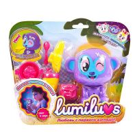 ABtoys (АБтойс) LB007 Ночник LUMILUVS Обезьянка Lulu с аксессуарами