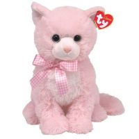 TY 10035 Classic Мягкая игрушка Кошка Duchess розовая, 25 см