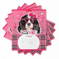 ErichKrause 45090ЕК Тетрадь ученическая 18л КЛЕТКА Clever Dog (в плёнке по 10 шт.)