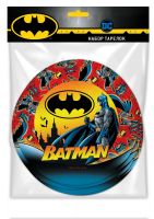 ND Play 279727 Набор бумажных тарелок ND Play Batman 180 мм 6 штук