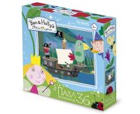 ORIGAMI 02851 Пазл Ben & Holly "Пиратское приключение", 36 элементов