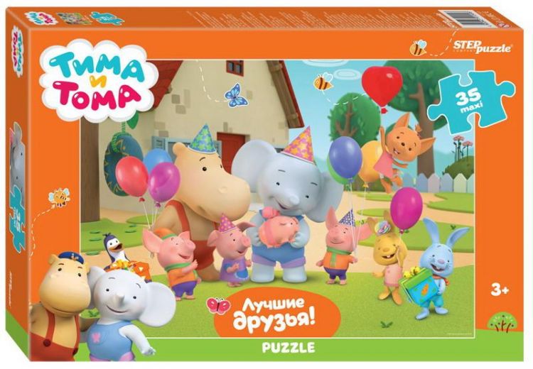 СТЕП ПАЗЛ 91249 Пазл STEP puzzle MAXI Тима и Тома Мармелад Медиа 35 элементов СТЕП ПАЗЛ 91249 Пазл STEP puzzle MAXI Тима и Тома Мармелад Медиа 35 элементов