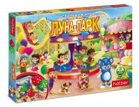 Hatber Ин2-22530 Настольня игра Hatber ходилка Лунапарк с кубиком и фишками 50*70 см в подарочной коробке