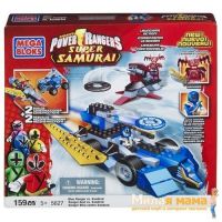 Mega Bloks 05827 Набор Могучие рейнджеры "Поединок" (синий), 159 деталей