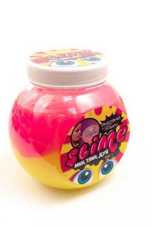 Фабрика игрушек S500-5 Лизун Slime "Mega Mix", розовый + желтый 500 гр