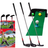 Junfa YF313A Набор Junfa для игры в гольф 3 клюшки для гольфа, 3 шарика, 1 коврик, 1 подставка с лункой