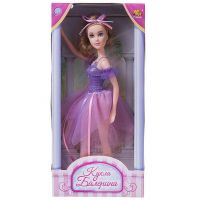 ABtoys (АБтойс) PT-00440/w(5) Кукла ABtoys Балерина, 30 см, в фиолетовой юбке
