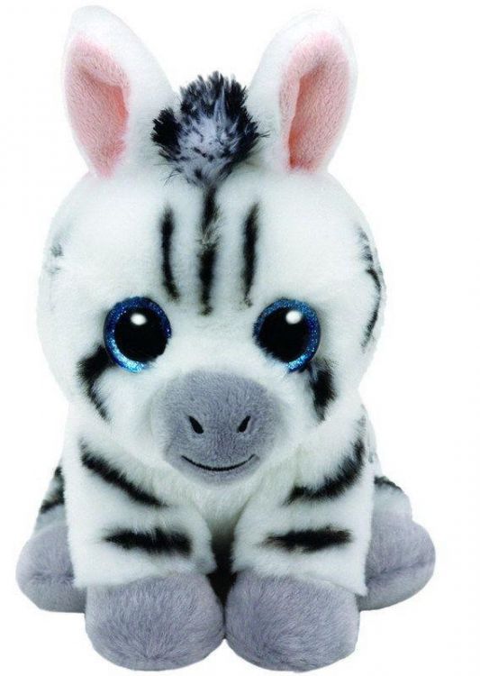 TY 41198 Beanie Babies Мягкая игрушка Зебра Stripes, 15 см