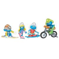 Jakks 61275 Игровой набор из 4-х фигурок Смурфиков с аксессуарами. Спортсмены