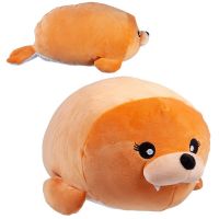ABtoys M4978 Мягкая игрушка Super soft Морж коричневый, 45 см