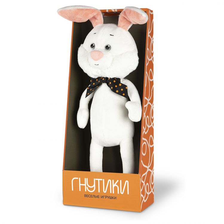 Maxitoys MT-TS072019-1-22 Мягкая игрушка Гнутики Зайка Степа, 22 см