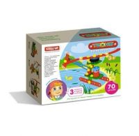Конструктор Техно (70 деталей, Вертолет)
