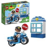 Lego Duplo 10900 Конструктор Лего Дупло Полицейский мотоцикл, 8 деталей