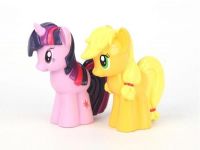 Hasbro 1120882 My Little Pony Набор из пластизоля Эппл Джек и Сумеречная искорка, 2 шт в сетке
