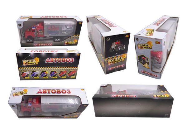 ABtoys C-00367 Спецтехника Автовоз с двумя машинками строительной техники