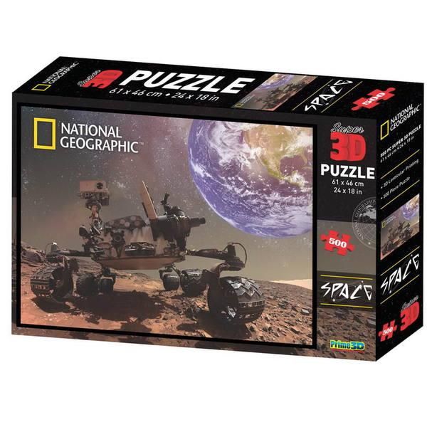 Prime 3D 10192-SBM Пазл 3D Марсоход, 500 деталей