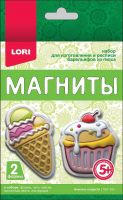 LORI Пз/Г-015 Магниты из гипса "Вкусные сладости"